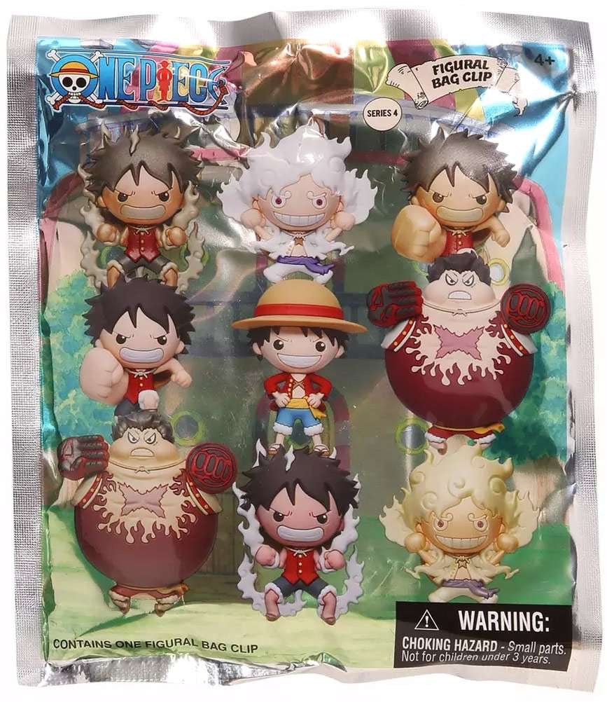 One Piece Series 4 3D Foam Single Bag Clip – gabescaveccc