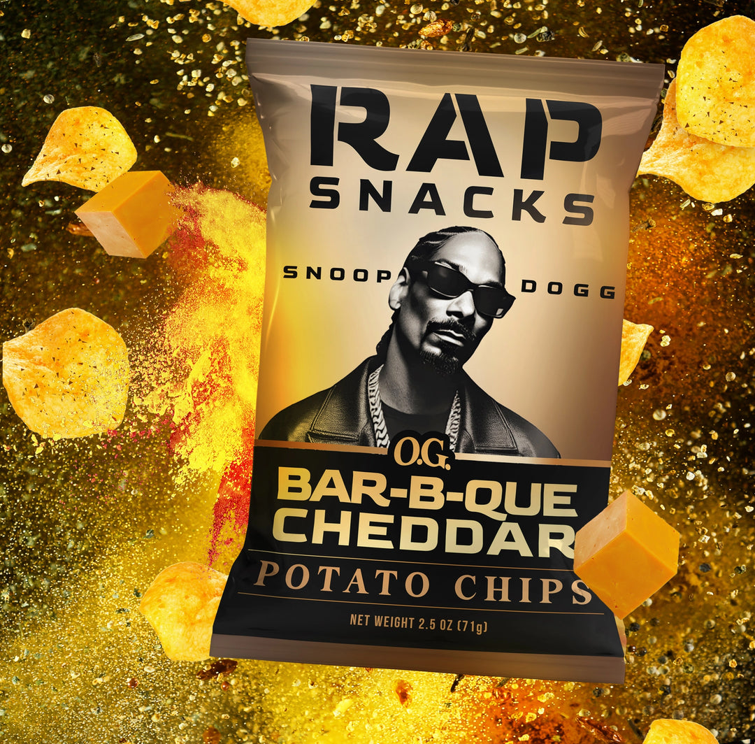 Rap Snack's Chips  Bar-B-Que Chedder Snoop Dogg D-O-Double G