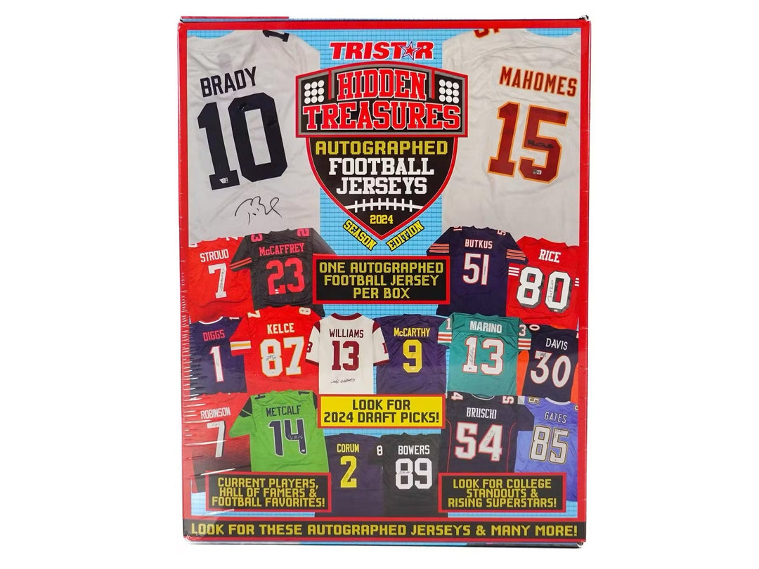 2024 TriStar Hidden Treasures Autographed Football Jerseys Season Edition Hobby Box - gabescaveccc