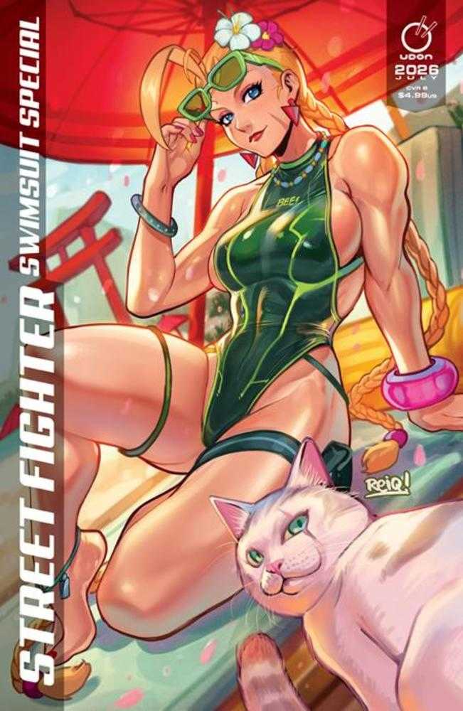 2026 Street Fighter Swimsuit Special 1 (One Shot) Cover B Reiq Cat Variant - gabescaveccc