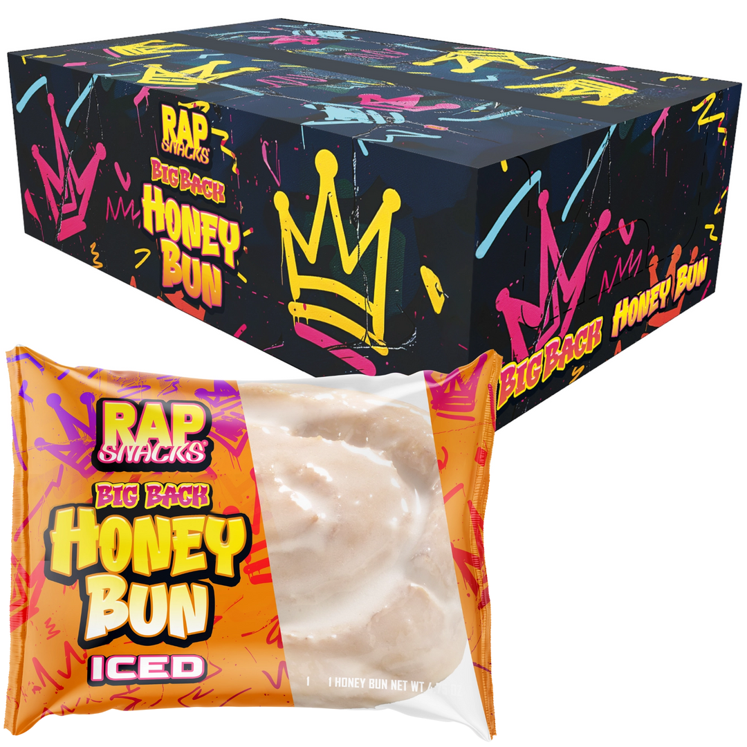 Rap Snacks Big Back Iced Honey Buns