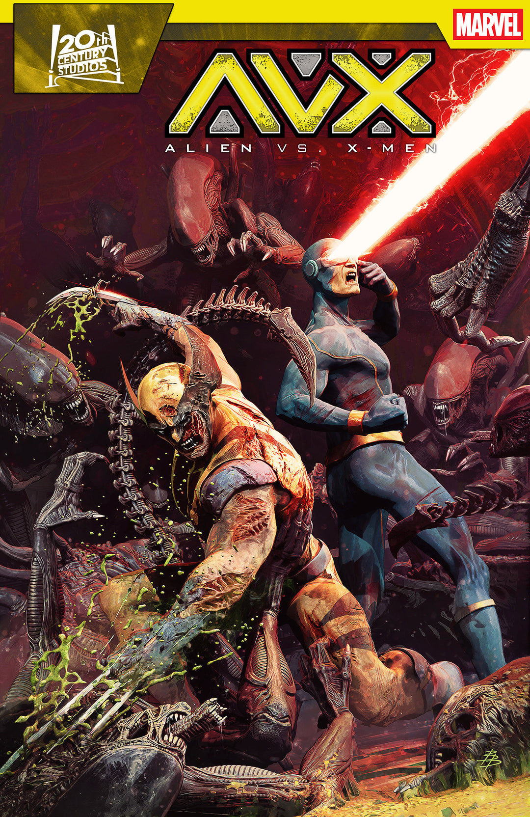 Alien vs. X-Men #1 Bjorn Barends Variant