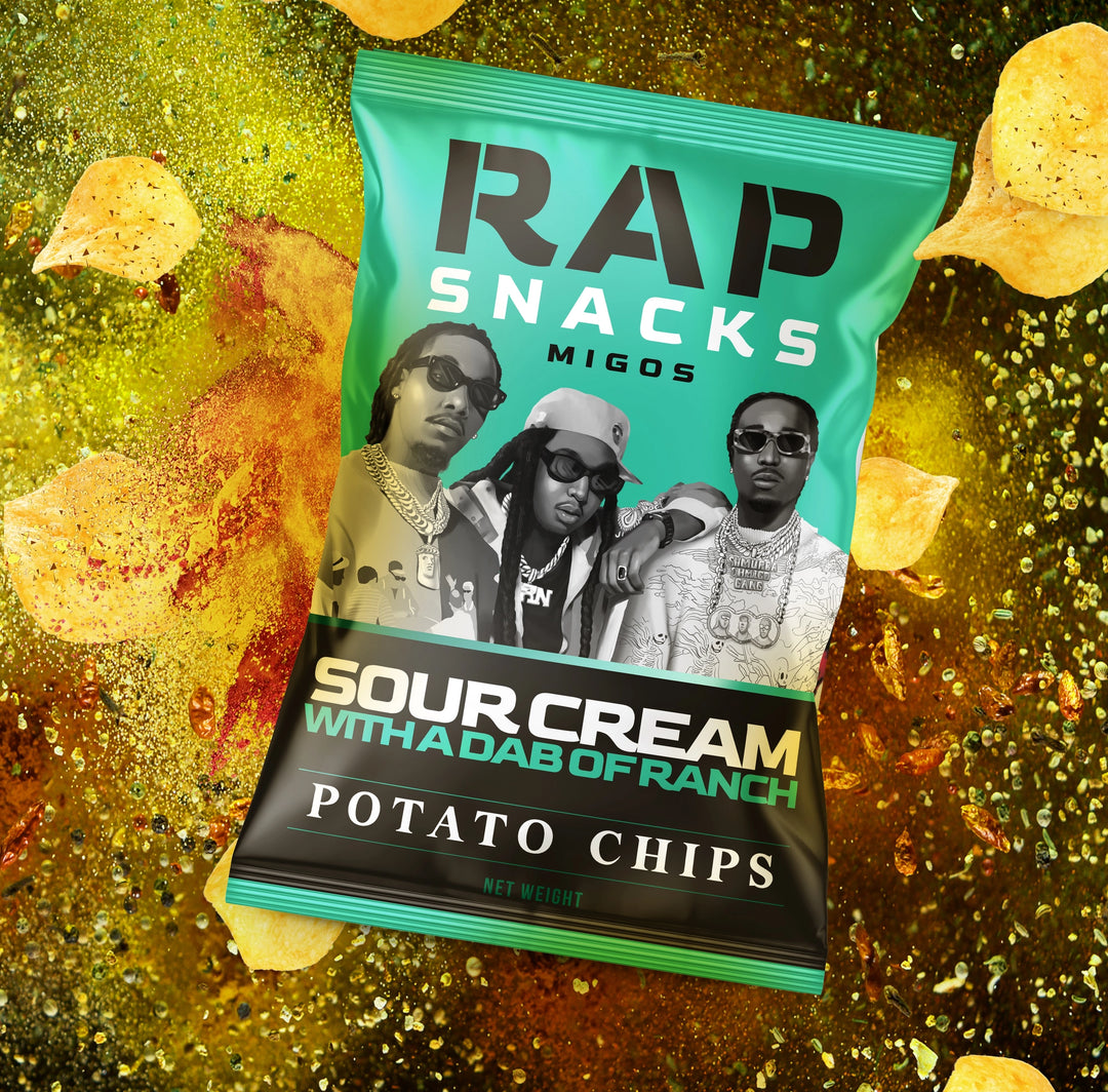 Rap Snacks Chips Migo's Sour Cream