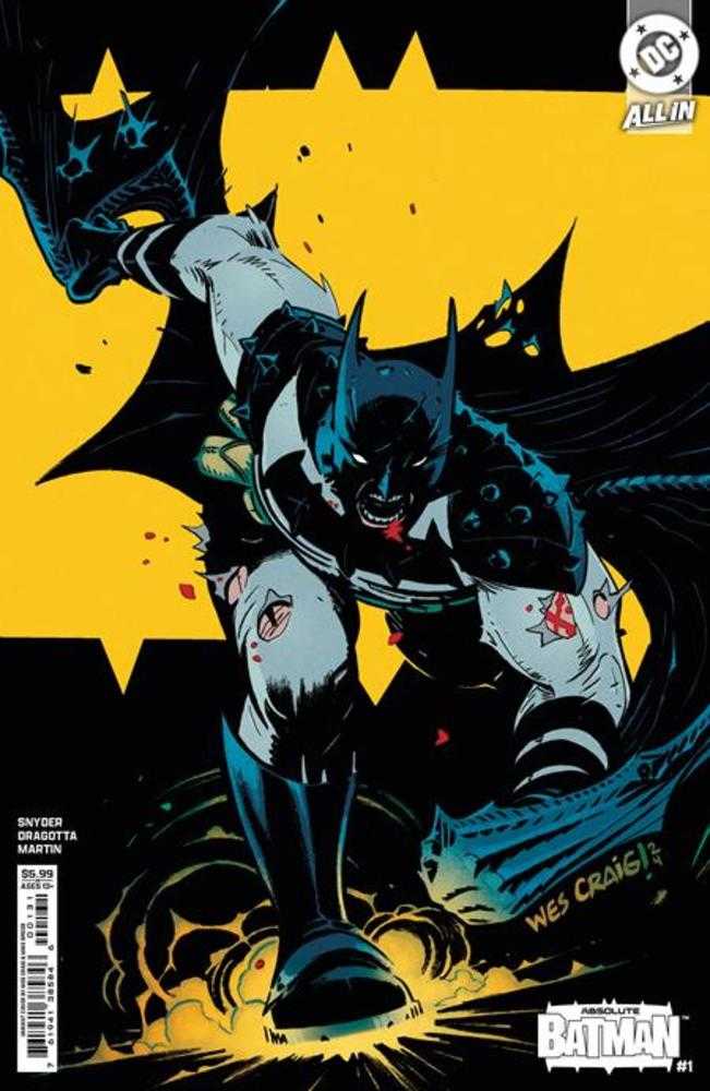 Absolute Batman #1 Cover B Wes Craig Card Stock Variant - gabescaveccc