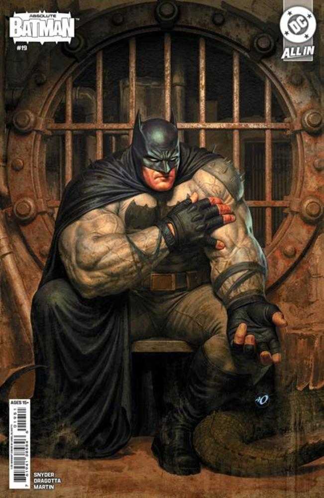Absolute Batman 19 Cover E 1 in 25 Ariel Olivetti Card Stock Variant - gabescaveccc