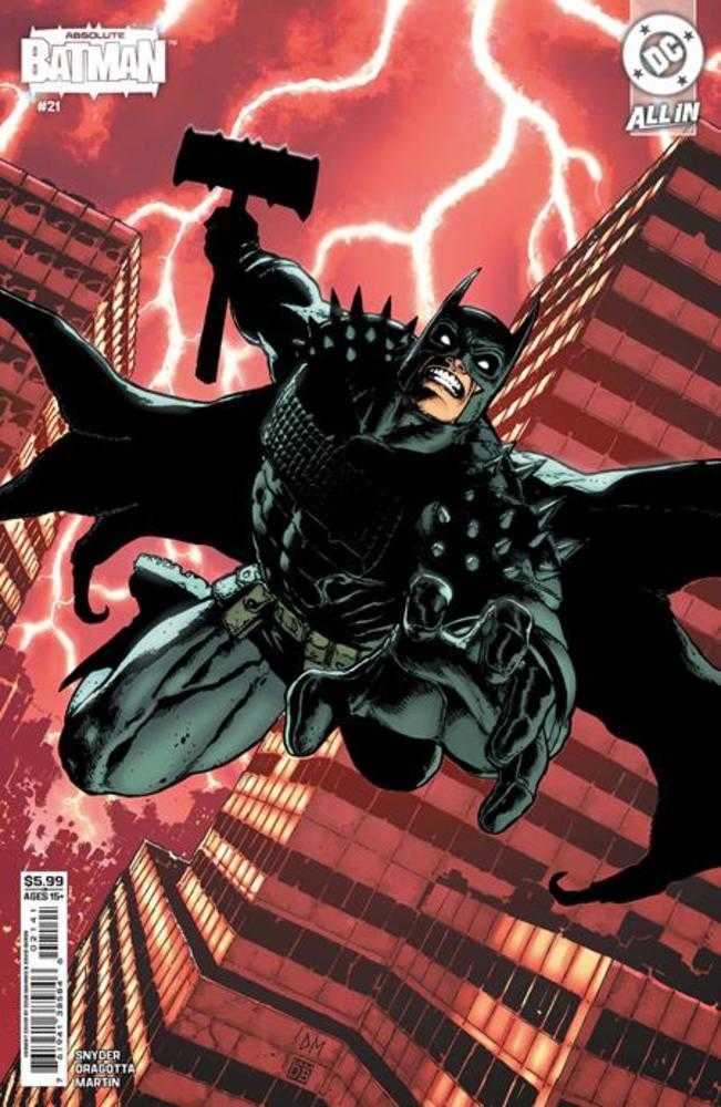 Absolute Batman 21 Cover D Doug Mahnke Card Stock Variant - gabescaveccc