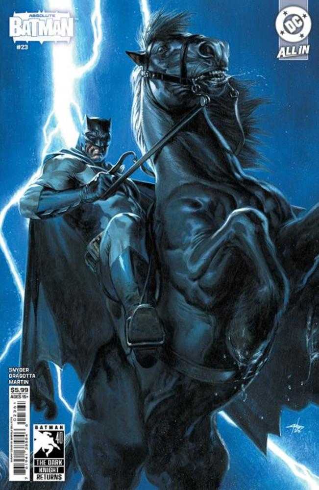 Absolute Batman 23 Cover E Gabriele Dell Otto Dark Knight Returns 40 Th Anniversary Card Stock Variant - gabescaveccc