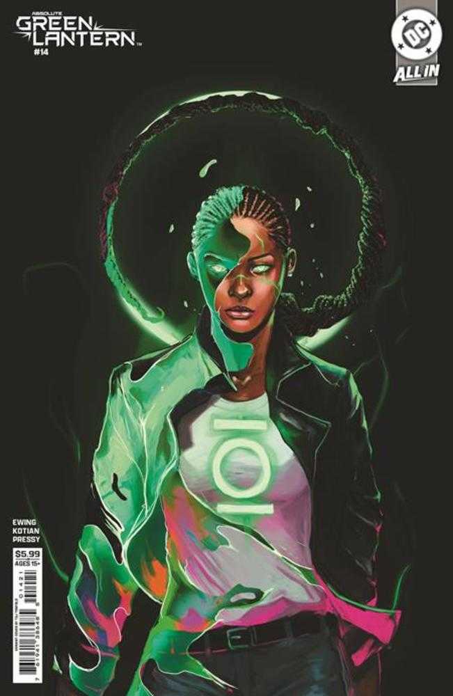 Absolute Green Lantern 14 Cover B Taj Tenfold Card Stock Variant - gabescaveccc