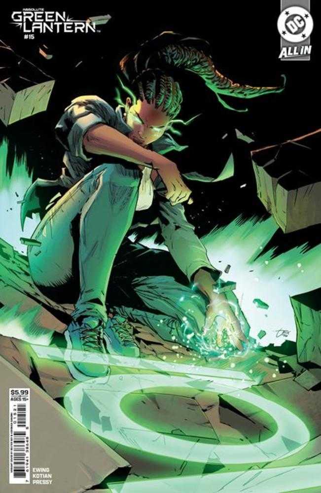 Absolute Green Lantern 15 Cover B Dexter Soy Card Stock Variant - gabescaveccc