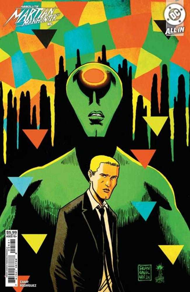 Absolute Martian Manhunter 5 (Of 12) Cover B Francesco Francavilla Card Stock Variant - gabescaveccc
