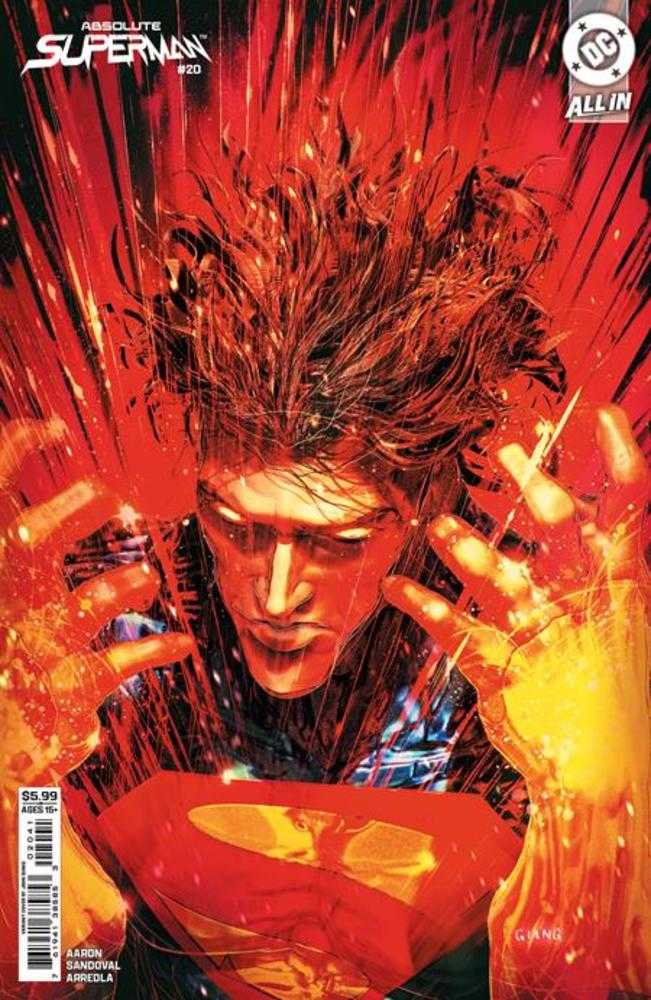 Absolute Superman 20 Cover D John Giang Card Stock Variant - gabescaveccc