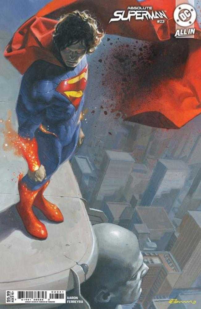 Absolute Superman 23 Cover D Fabrizio De Tommaso Card Stock Variant - gabescaveccc