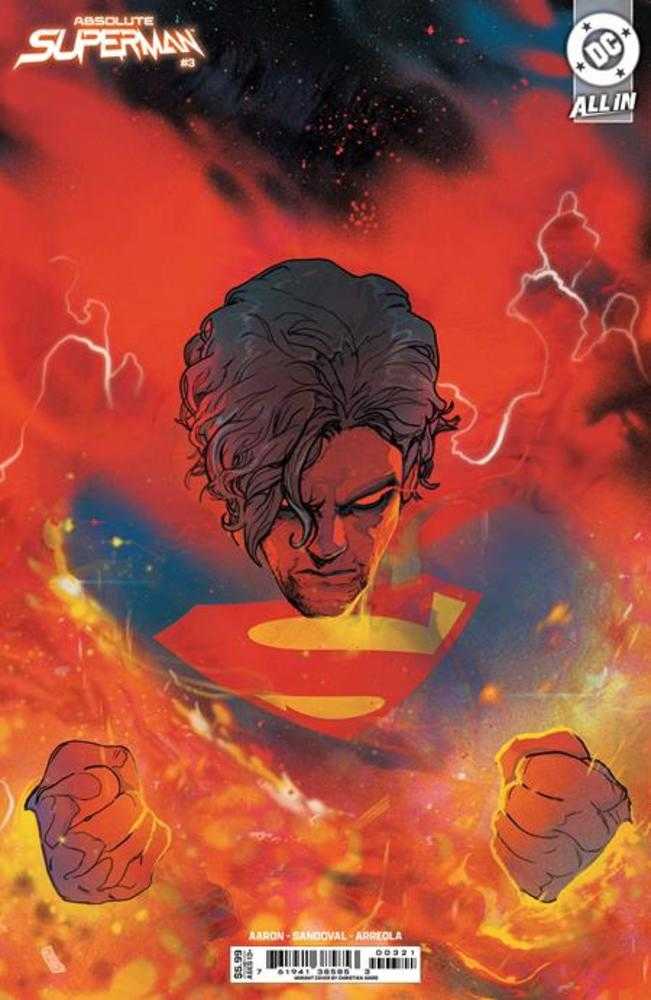 Absolute Superman #3 Cover C Christian Ward Card Stock Variant - gabescaveccc