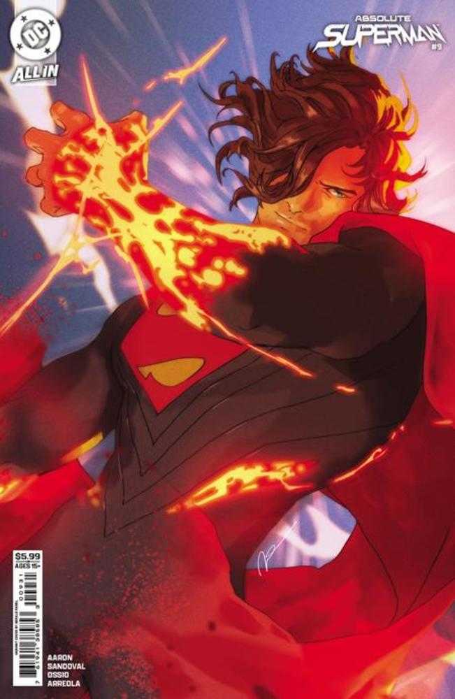 Absolute Superman 9 Cover C Gerald Parel Card Stock Variant - gabescaveccc