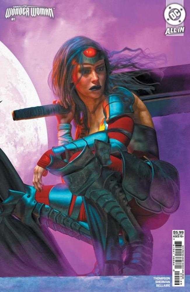 Absolute Wonder Woman 1 6th Print Cover B Mark Spears Connecting Card Stock Variant - gabescaveccc