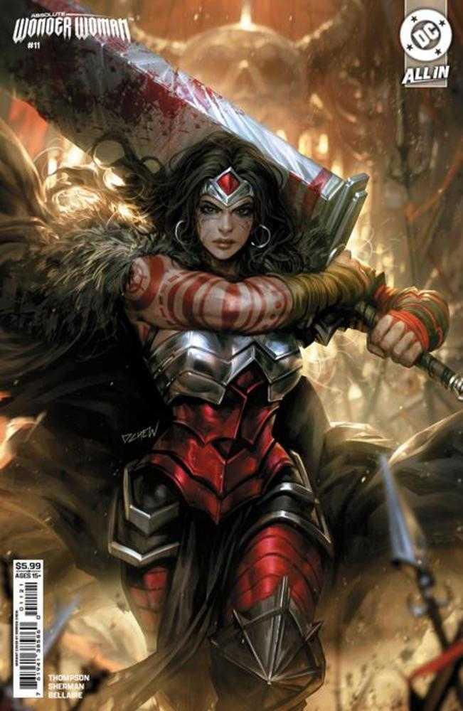 Absolute Wonder Woman 11 Cover B Derrick Chew Card Stock Variant - gabescaveccc