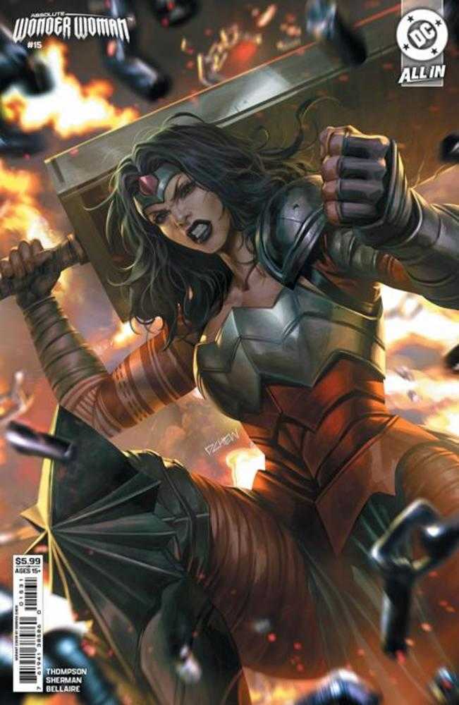 Absolute Wonder Woman 15 Cover B Derrick Chew Card Stock Variant - gabescaveccc