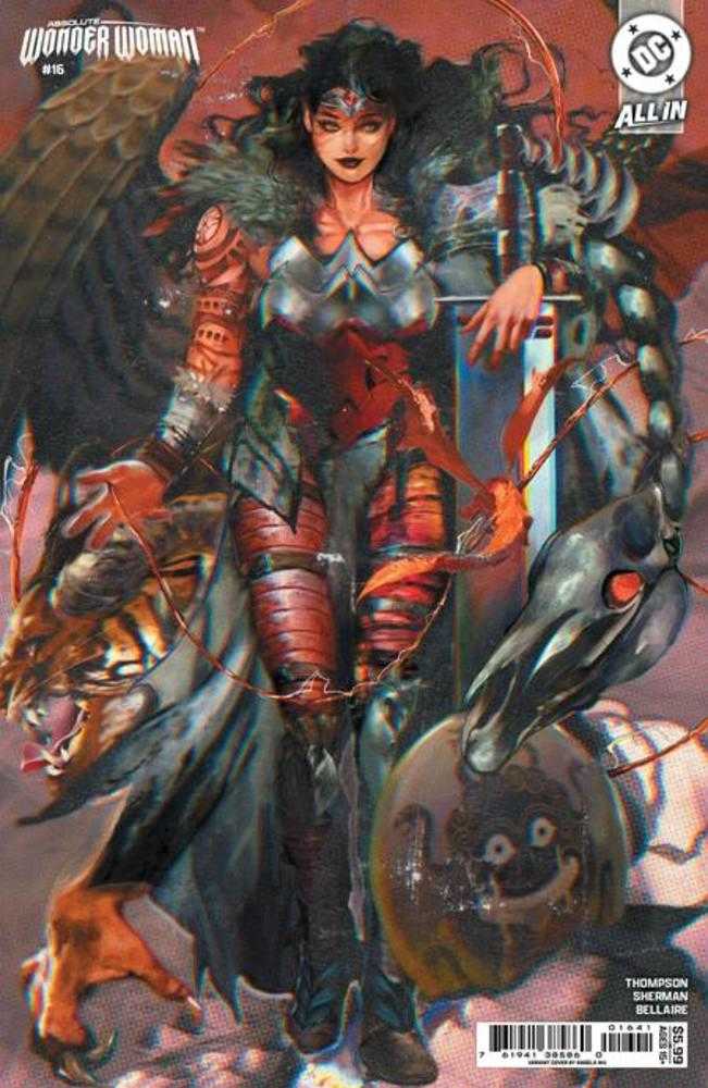 Absolute Wonder Woman 16 Cover E Angela Wu Card Stock Variant - gabescaveccc