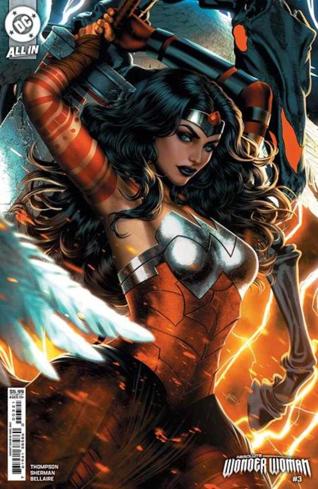 Absolute Wonder Woman #3 Cover B Ariel Diaz Card Stock Variant - gabescaveccc