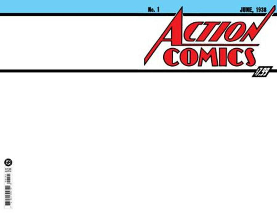 Action Comics 1 Facsimile Edition Cover B Blank Card Stock Variant (2026) - gabescaveccc