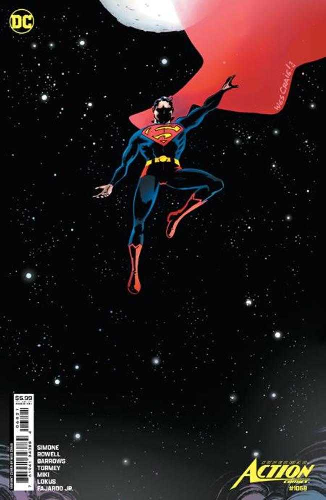 Action Comics #1068 Cover B Wes Craig Card Stock Variant - gabescaveccc