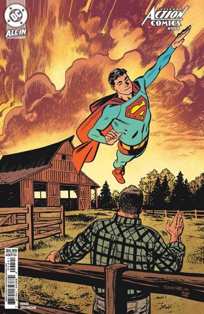 Action Comics 1094 Cover B Chris Samnee Card Stock Variant - gabescaveccc