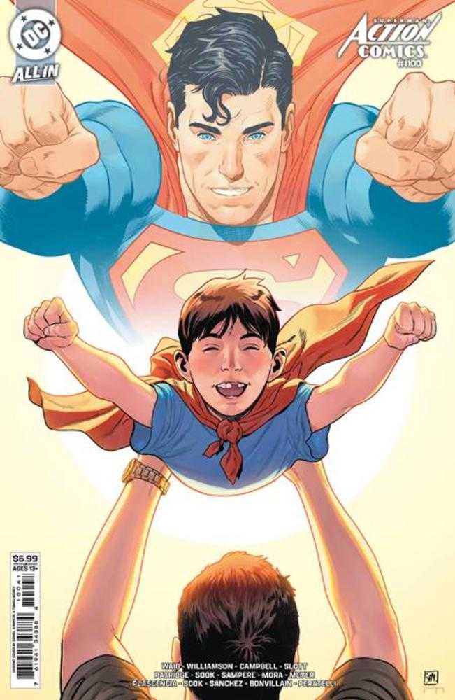 Action Comics 1100 Cover D Daniel Sampere Card Stock Variant (DC K.O.) - gabescaveccc