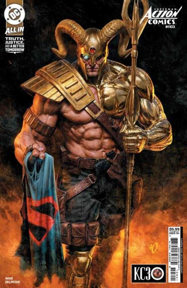 Action Comics #1103 Cover D Ariel Olivetti Kingdom Come 30 Th Anniversary Card Stock Variant - gabescaveccc