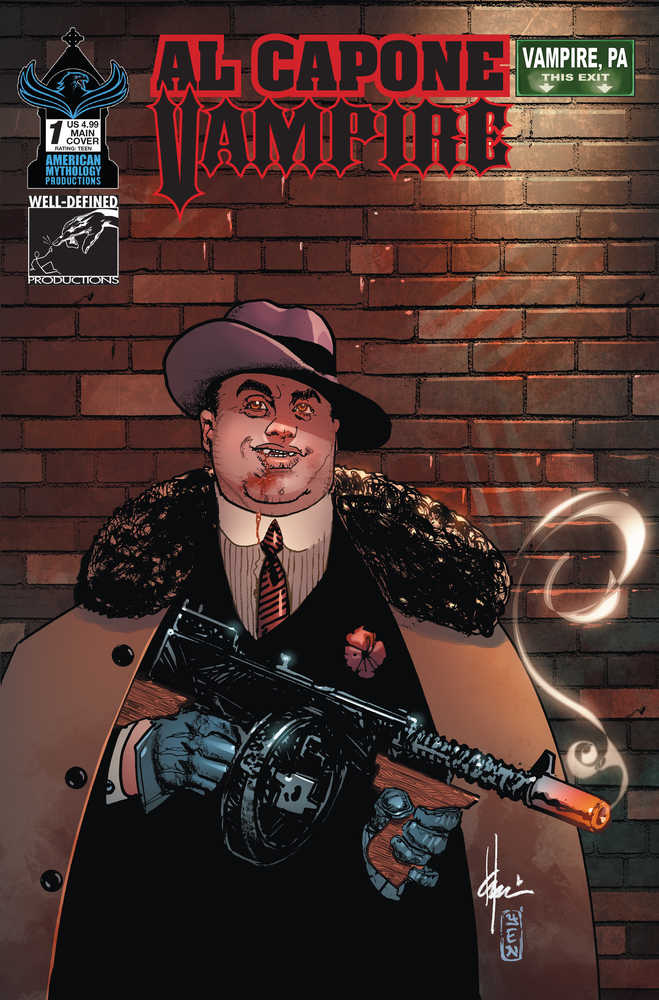 Al Capone Vampire #1 Cover A Chaykin & Nitro - gabescaveccc