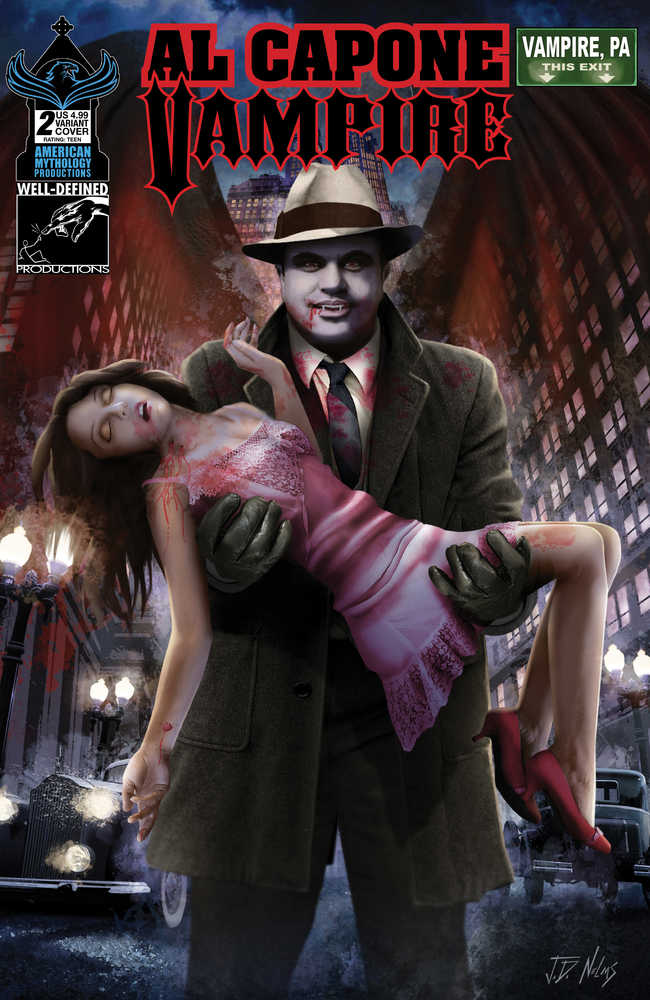 Al Capone Vampire #2 Cover C Nelms - gabescaveccc