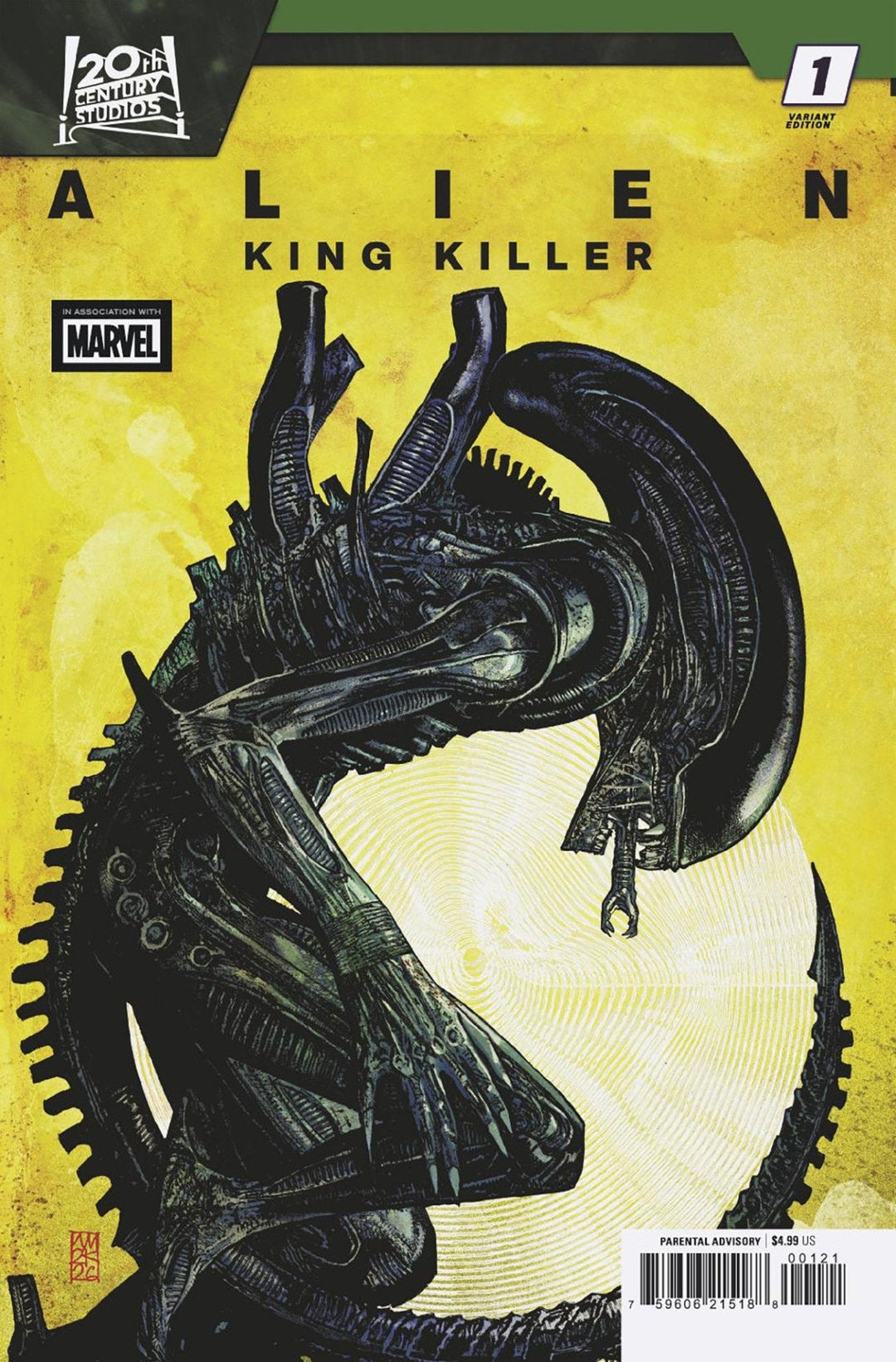 Alien: King Killer 1 Alex Maleev Variant - gabescaveccc