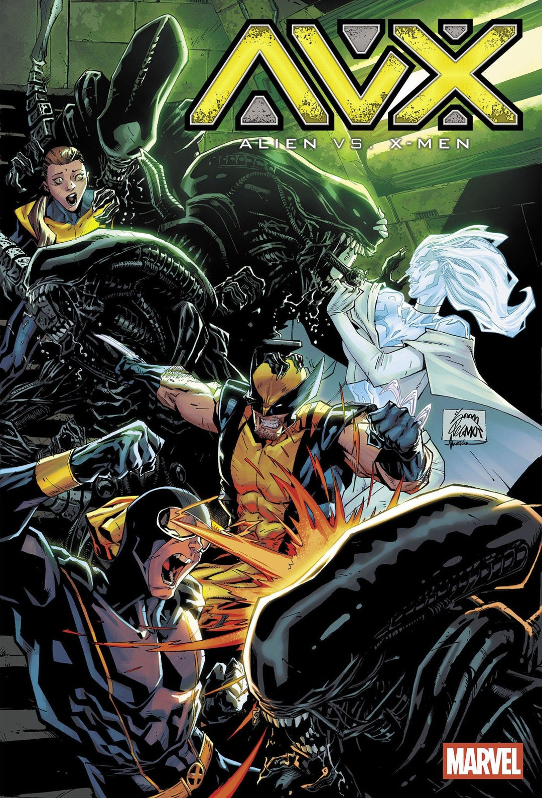 Alien vs. X-Men #1 - gabescaveccc