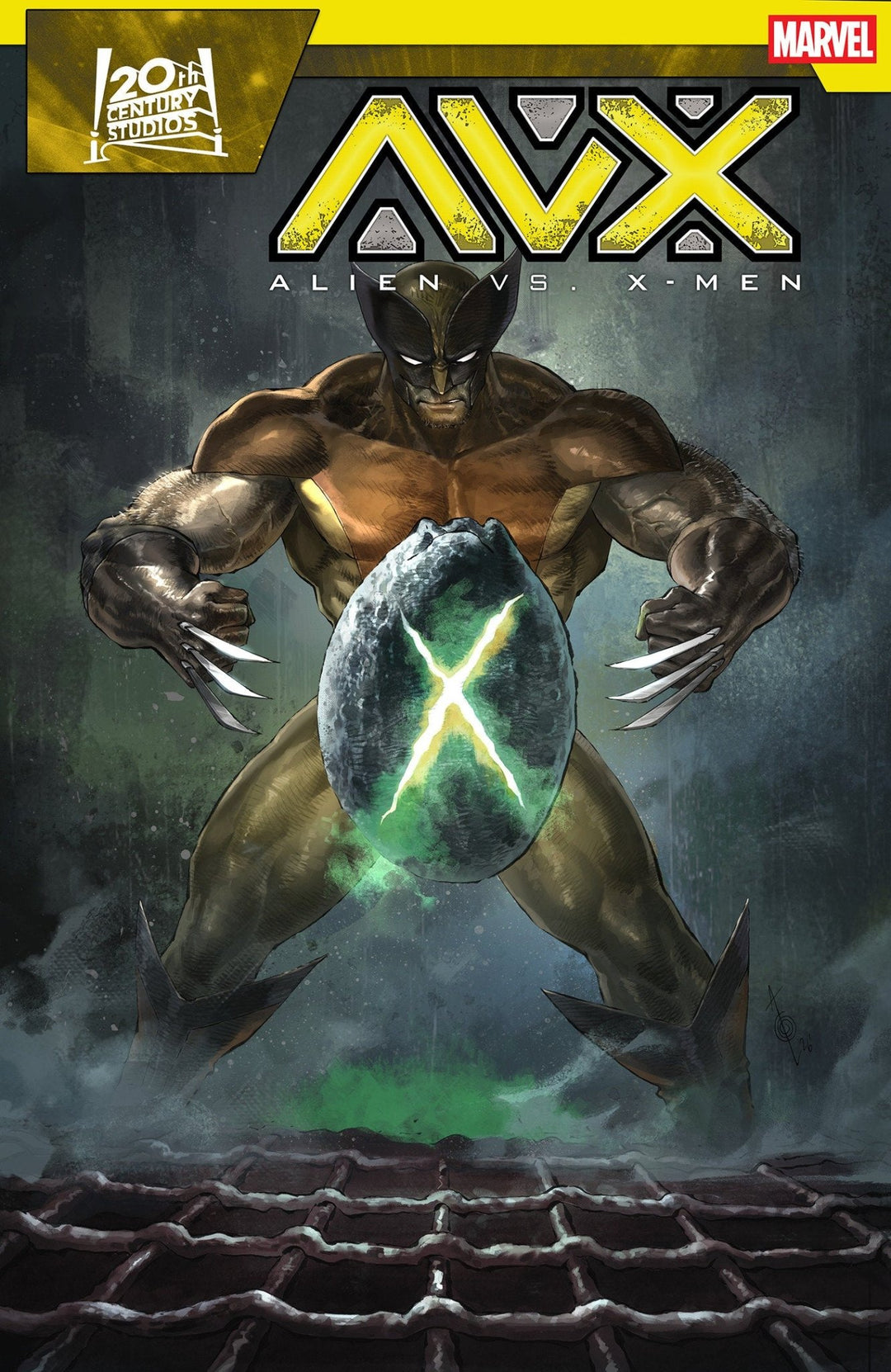 Alien vs. X-Men #1 Alan Quah Poster Homage Variant - gabescaveccc