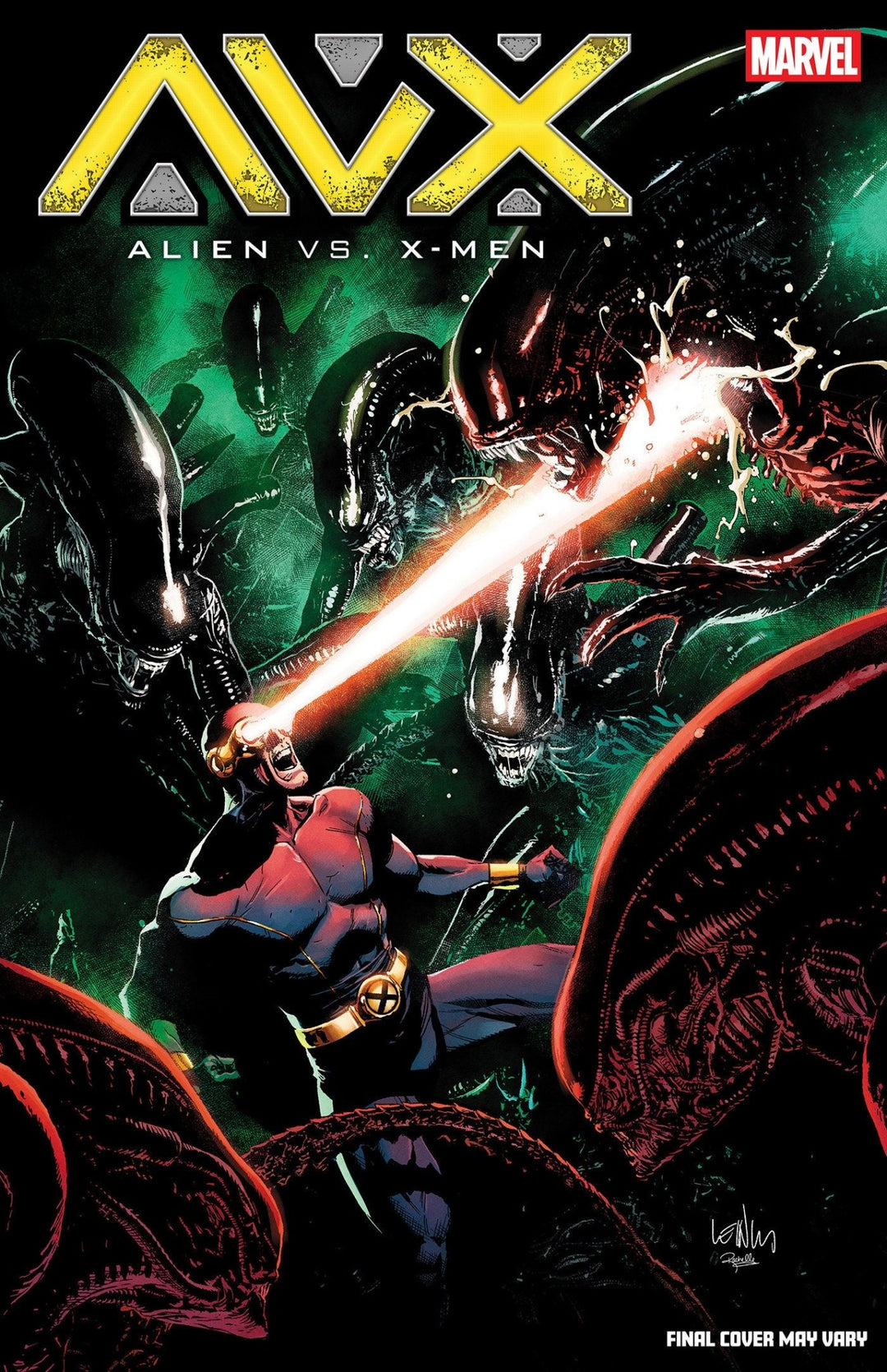 Alien vs. X-Men #1 Leinil Yu Variant - gabescaveccc