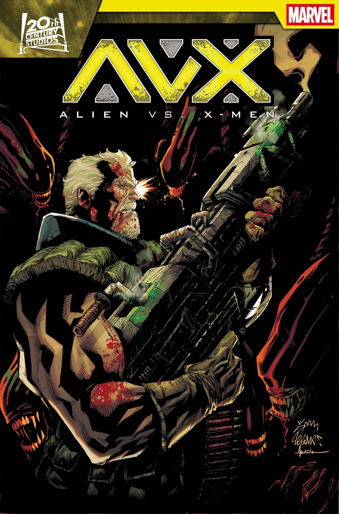 Alien vs. X-Men #2 - gabescaveccc