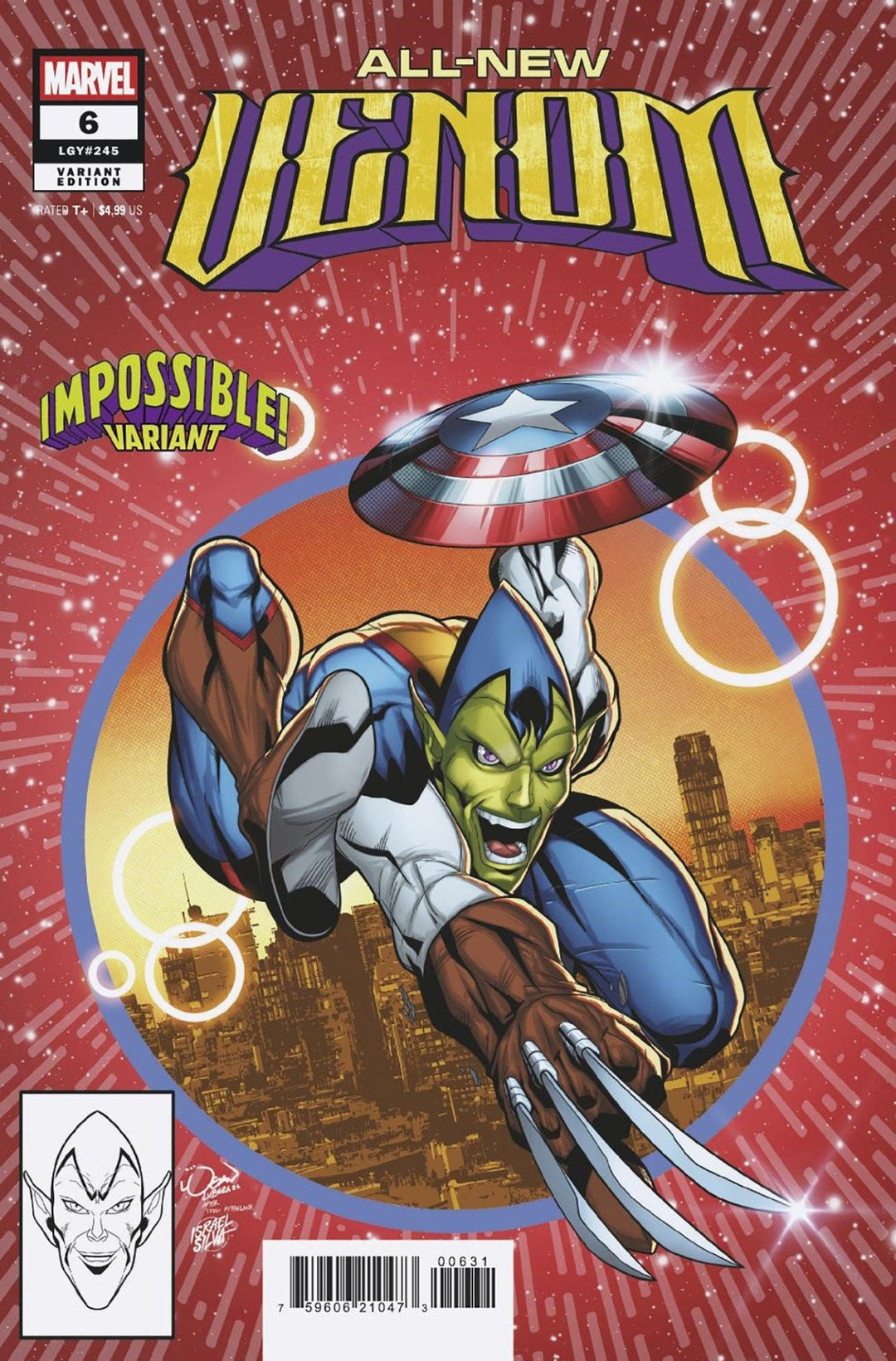 All - New Venom #6 Logan Lubera Impossible! Variant - gabescaveccc