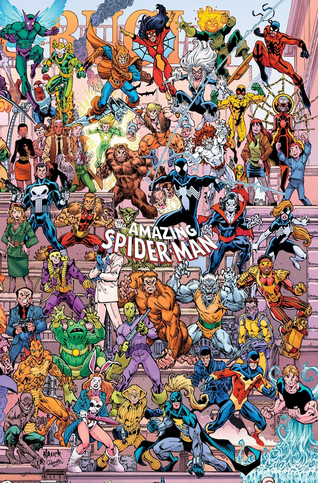 Amazing Spider-Man #1001 Todd Nauck 4 Part Connecting Legacy Variant - gabescaveccc