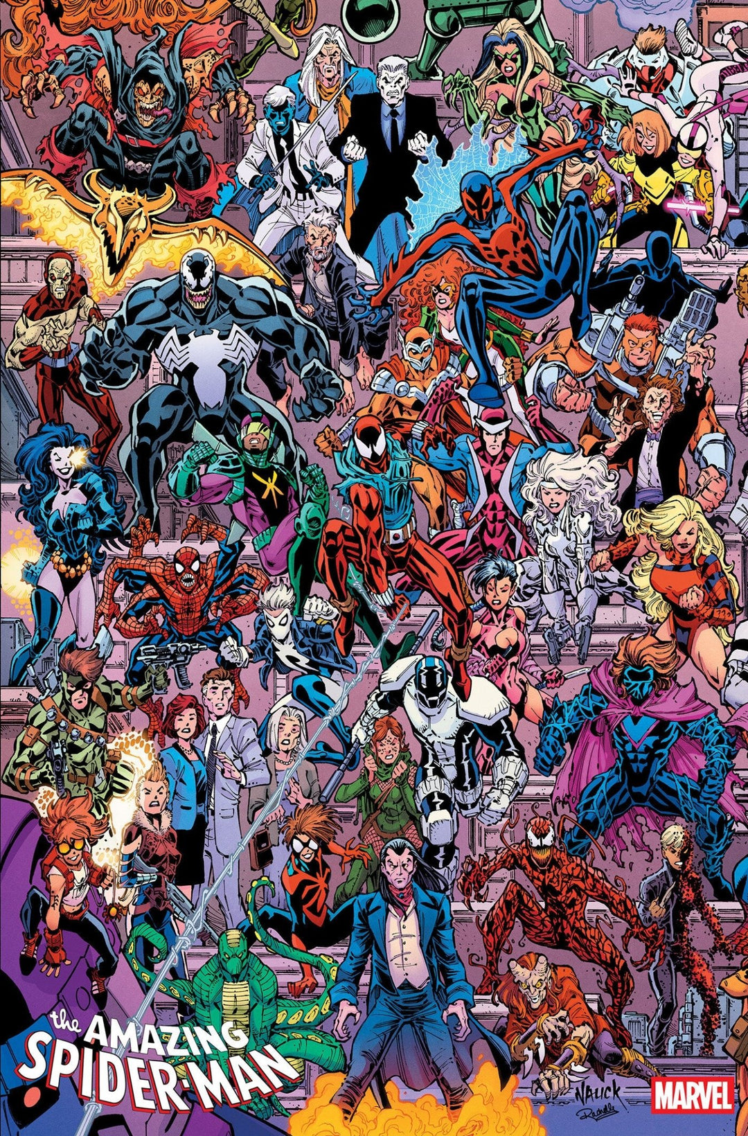 Amazing Spider-Man #1002 Todd Nauck 4 Part Connecting Legacy Variant - gabescaveccc