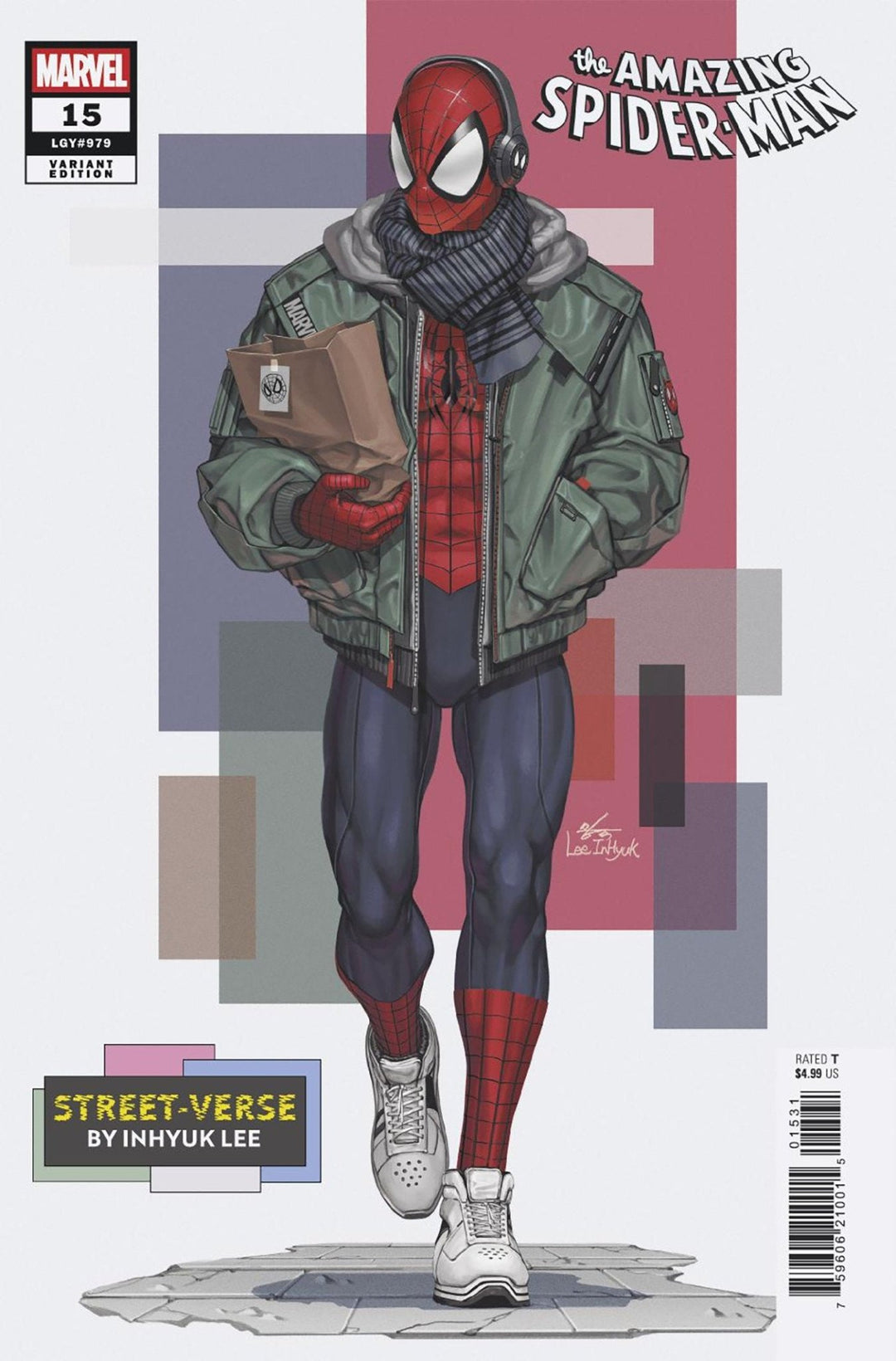 Amazing Spider - Man 15 Inhyuk Lee Street Verse Variant - gabescaveccc
