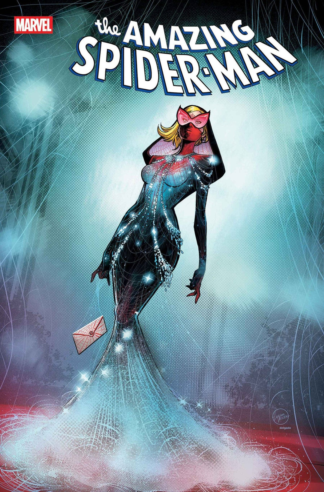 Amazing Spider-Man 32 Luciano Vecchio Hellfire Costume Swap Variant - gabescaveccc