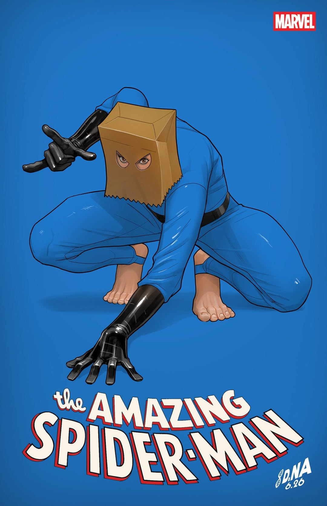 Amazing Spider-Man 33 David Nakayama Color Block Blue Variant - gabescaveccc