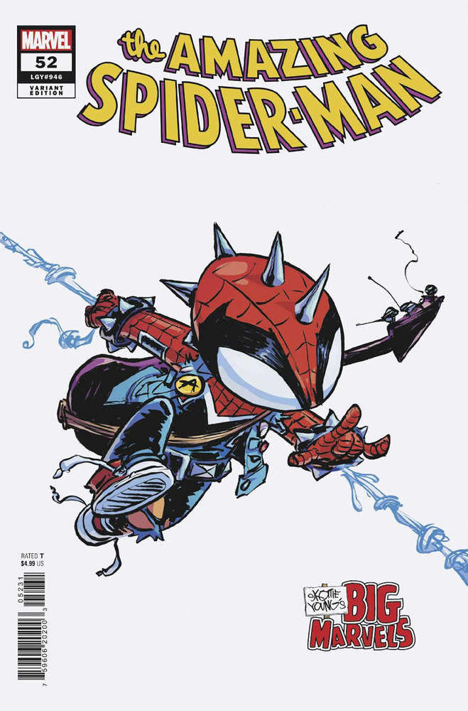 Amazing Spider - Man #52 Skottie Young'S Big Marvel Variant - gabescaveccc