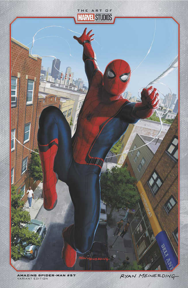 Amazing Spider - Man #57 Ryan Meinerding Marvel Studios Variant - gabescaveccc