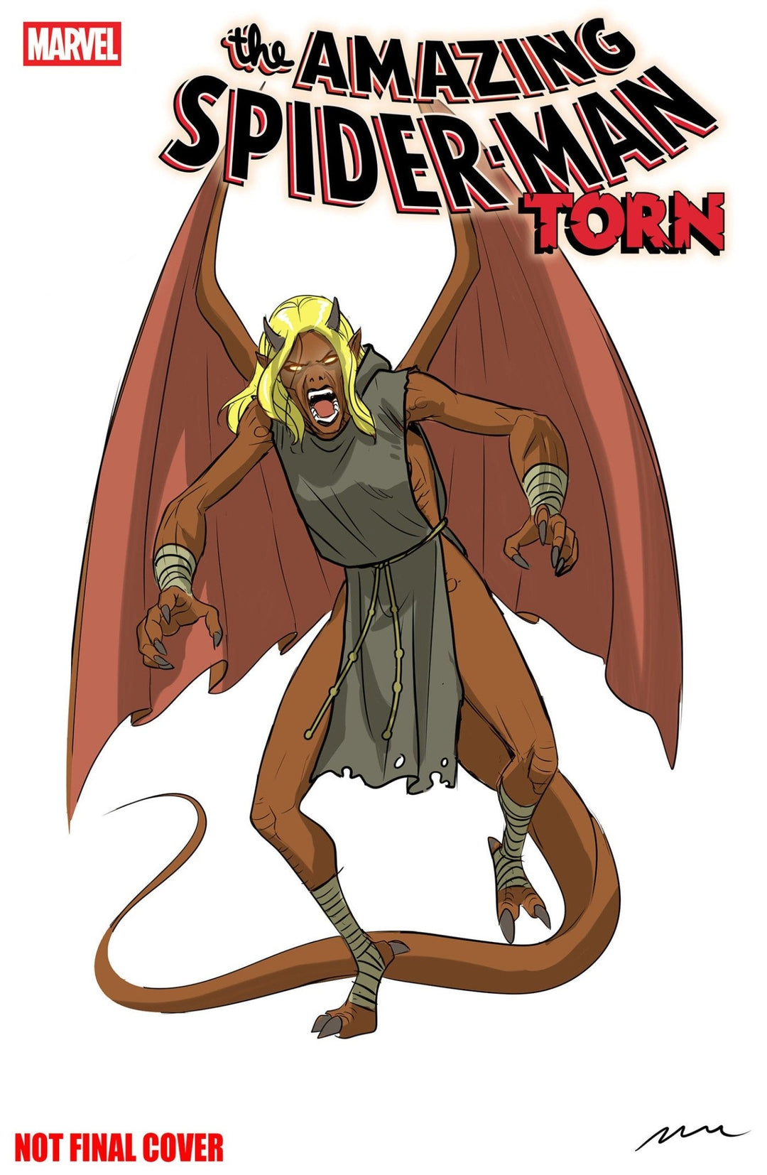 Amazing Spider Man: Torn 1 Pere Perez New Villain Variant - gabescaveccc