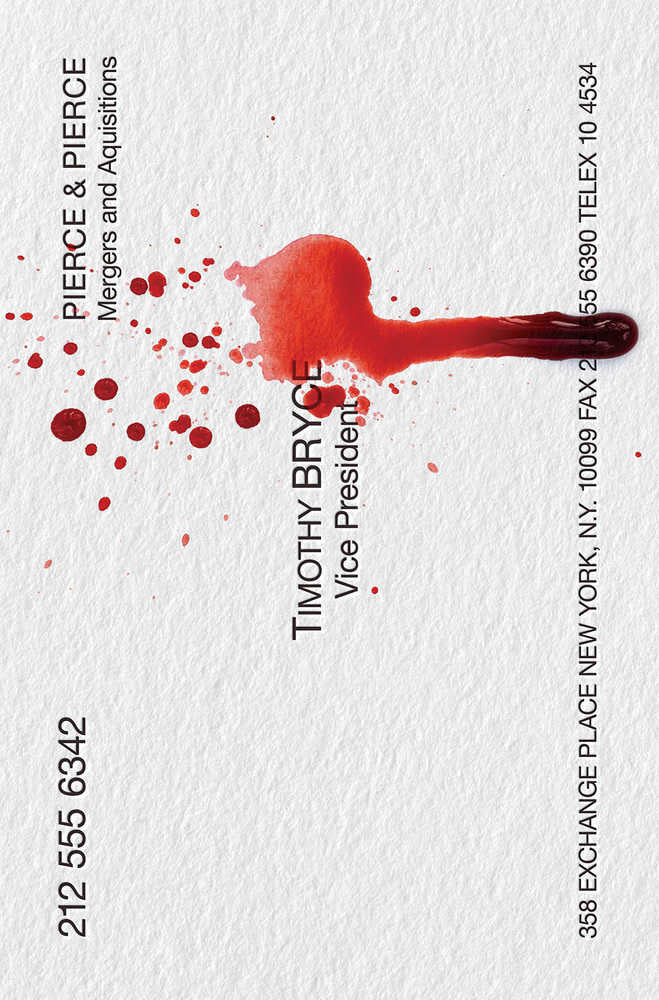 American Psycho #5 (Of 5) Cover D 10 Copy Variant Edition Bruder (Mature) - gabescaveccc