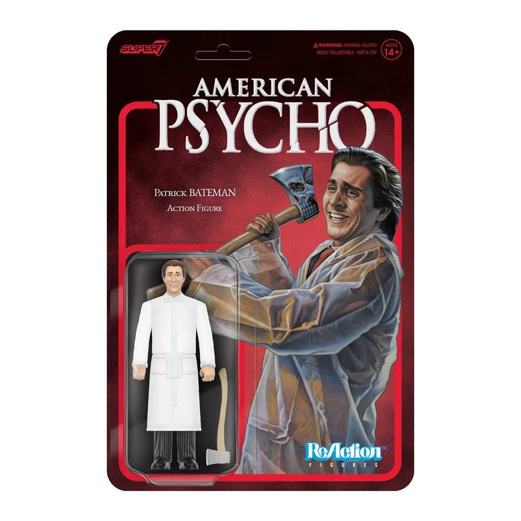 American Psycho Patrick Bateman (Raincoat) 3 3/4 - Inch ReAction Figure - gabescaveccc