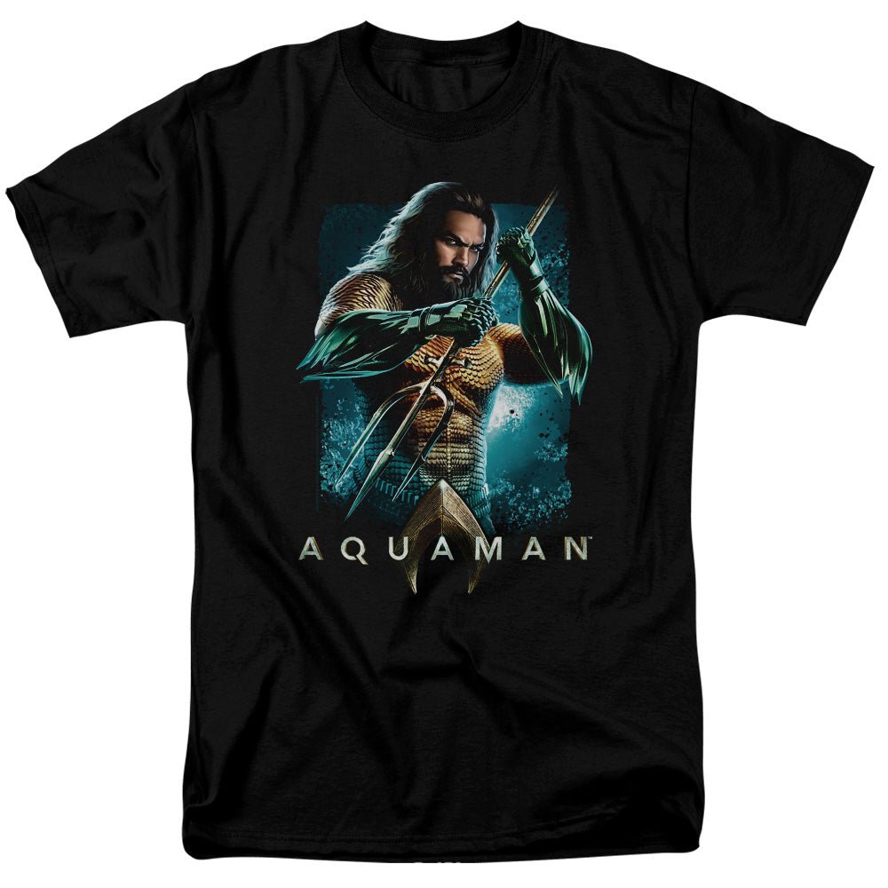 Aquaman Movie Trident DC Comics Adult T-Shirt - gabescaveccc