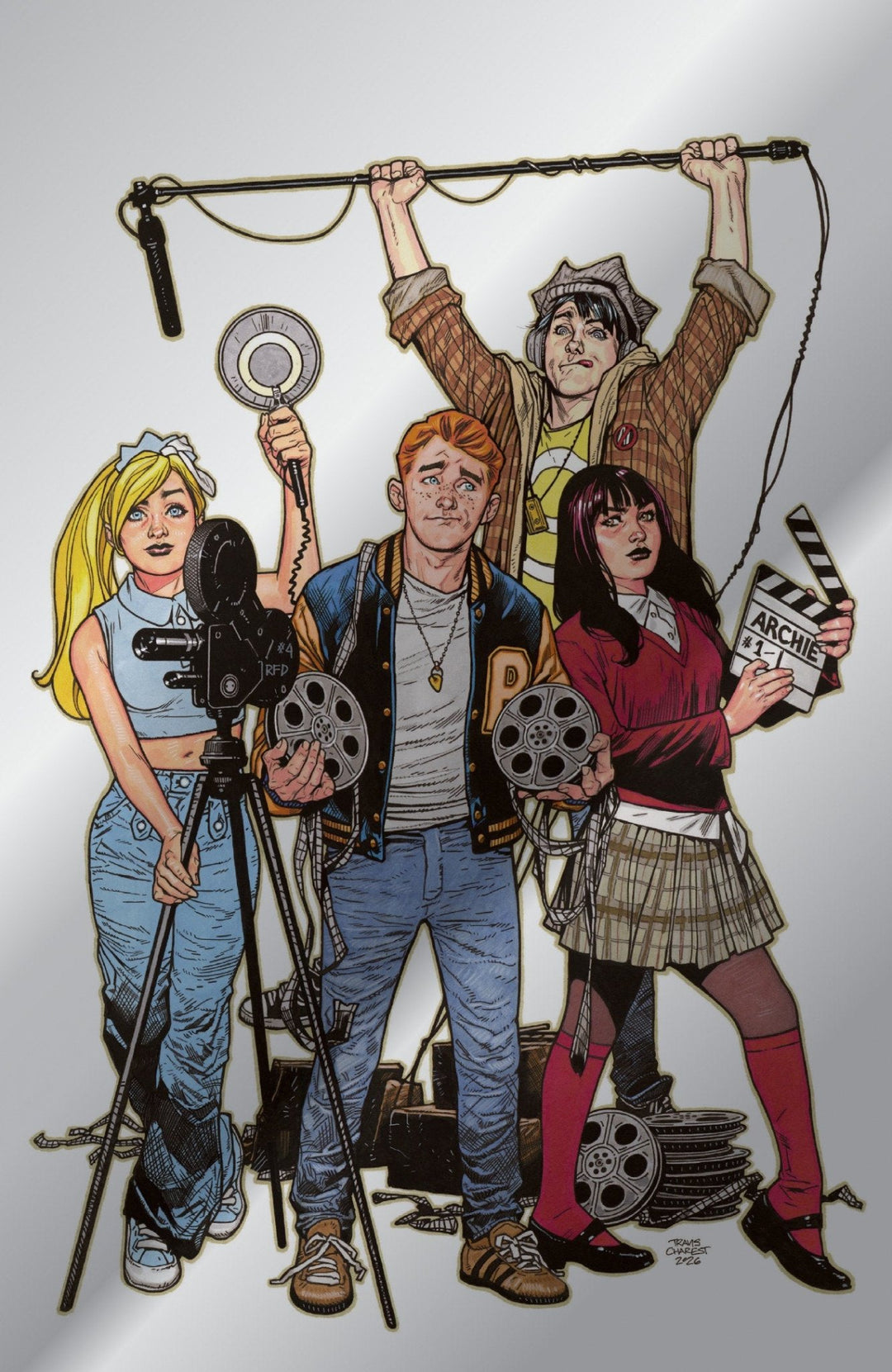 Archie 1 Cover W Travis Charest Local Comic Shop Day Foil Full Art Variant - gabescaveccc
