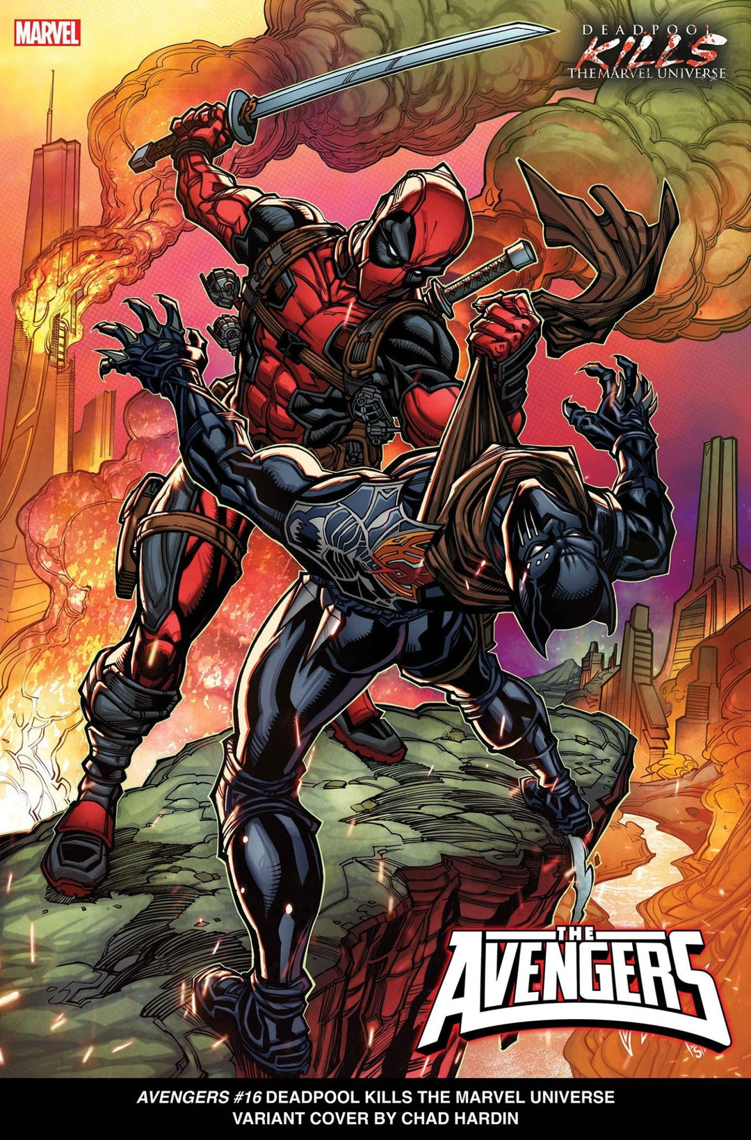 Avengers #16 Chad Hardin Deadpool Kills The Marvel Universe Variant [Bh] - gabescaveccc