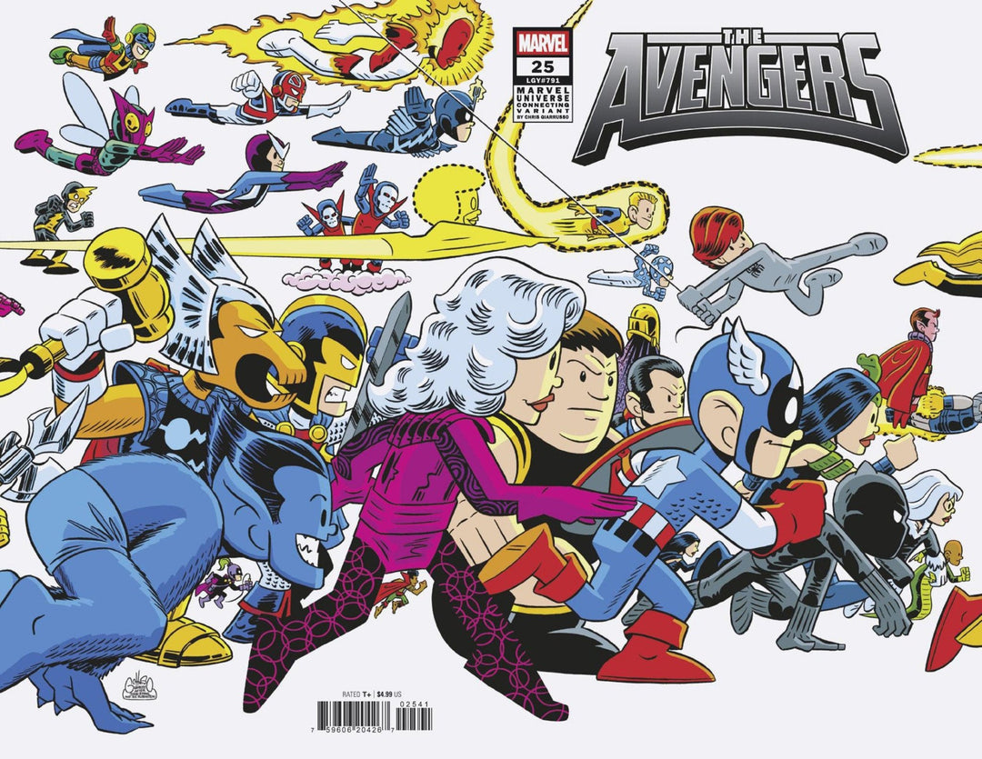 Avengers #25 Chris Giarrusso Marvel Universe Connecting Wrap Variant B [Doom] - gabescaveccc